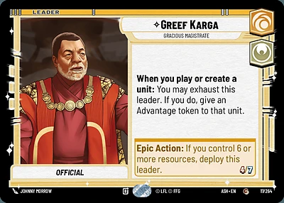 Greef Karga Greef Karga
